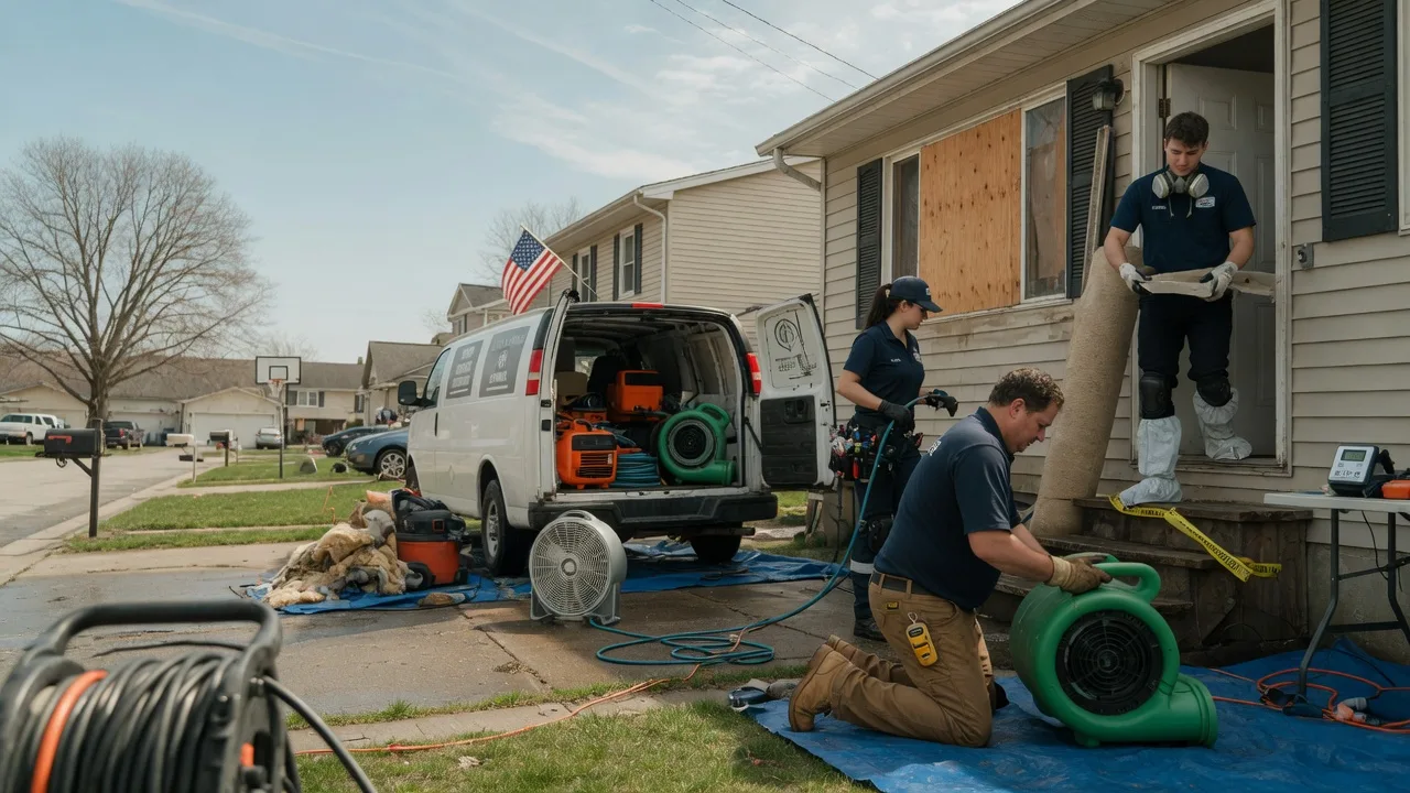 Water Damage Restoration in Pana, IL near me